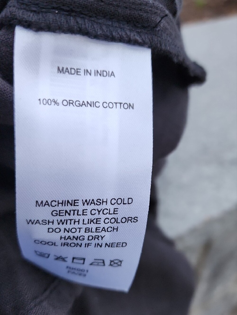 Quince Organic Cotton Gauze Peasant Blouse In Black - Picture 7 of 9